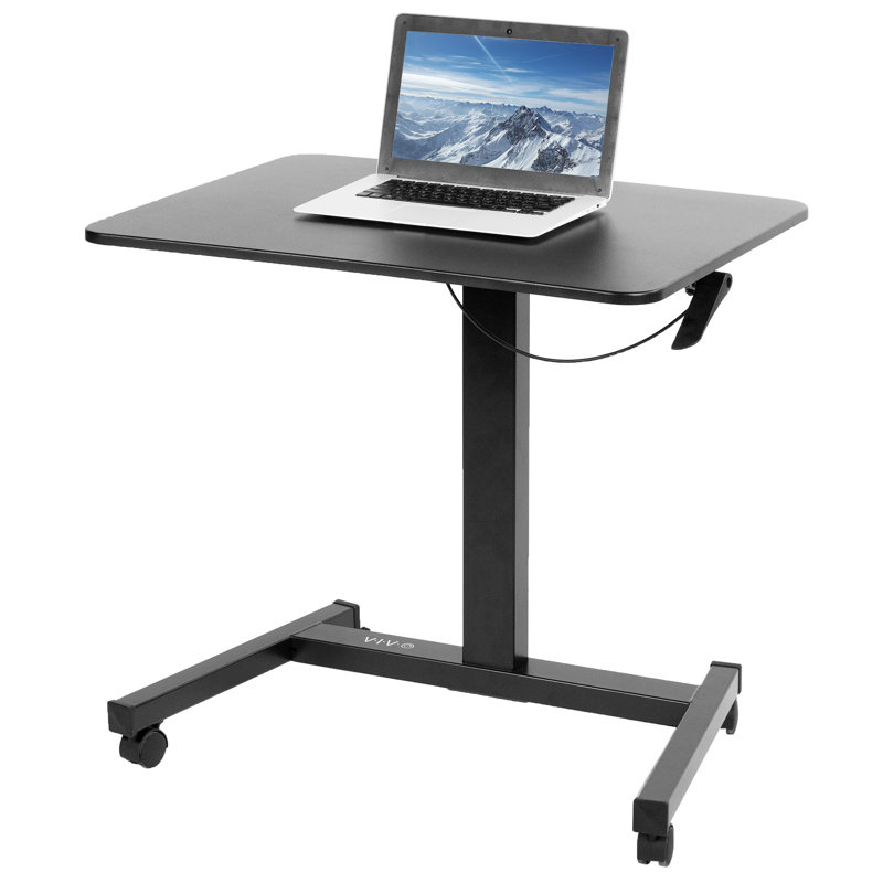 VIvo Adjustable Laptop Cart & Reviews Wayfair